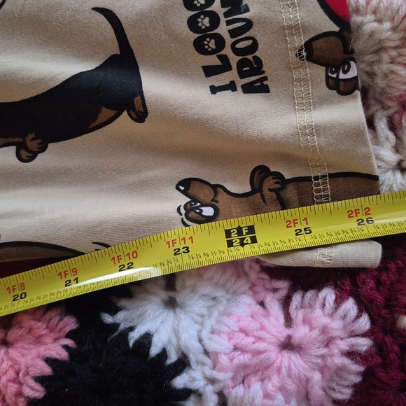 Lazy One Womens PJ Pants Large Wiener Dog Dachshund Sleeper Loungewear Comfy - Picture 10 of 13